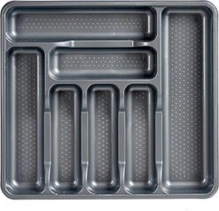 Kunststof Bestekbak/bestekhouder 7-vaks Grijs 42 X 39 Cm - Keukenlade/besteklade Inzetbakken 10 Kunststof Bestekbak/bestekhouder 7-vaks Grijs 42 X 39 Cm - Keukenlade/besteklade Inzetbakken -Huishoudelijk Serviesgoed 1200x1157