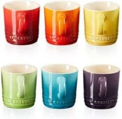 Le Creuset Espresso Kopjes Rainbow 100 Ml - 6 Stuks -Huishoudelijk Serviesgoed 1200x1171 7