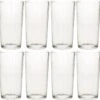 Excellent Houseware Luxe Drink Glazen - 8x Stuks - 240ml