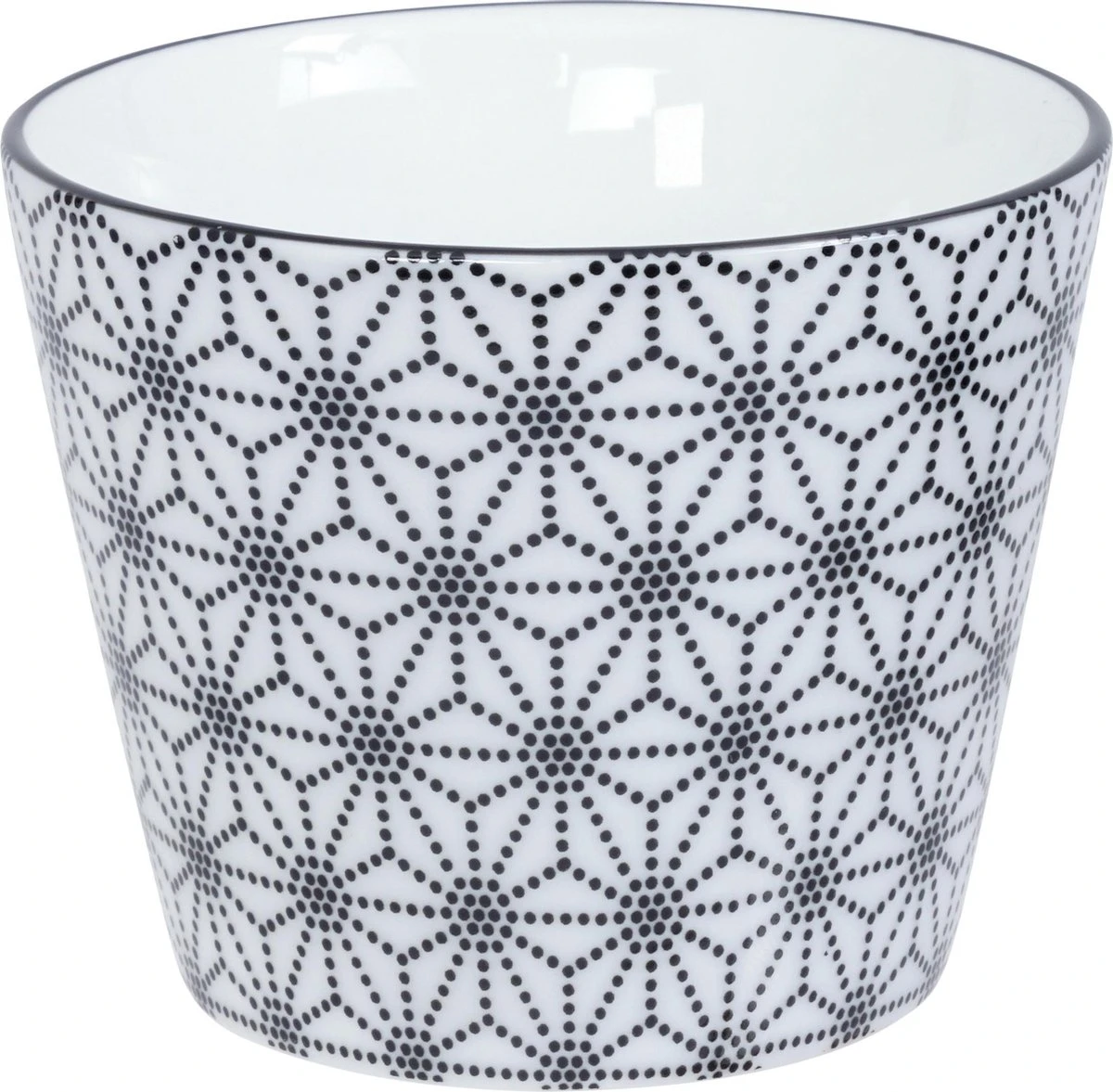 Tokyo Design Studio - Nippon Black Kopjes 180 Ml - Set Van 6 Stuks - Porselein - Zonder Geschenkdoos 4 Tokyo Design Studio - Nippon Black Kopjes 180 Ml - Set Van 6 Stuks - Porselein - Zonder Geschenkdoos - Afbeelding 4