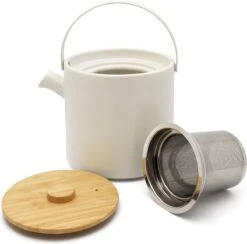 Bredemeijer - Theeset Umea Theepot 1.2L Met Theelichtwarmer - Mat Wit -Huishoudelijk Serviesgoed 1200x1184 9