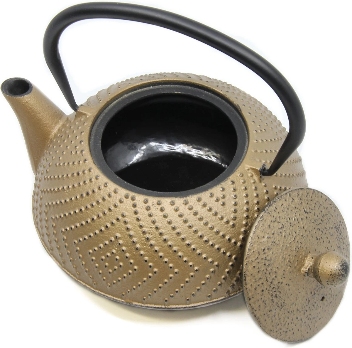 Bredemeijer - Theepot Fujian Goud 1.2L Met Filter 2 Bredemeijer - Theepot Fujian Goud 1.2L Met Filter - Afbeelding 2