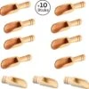 10 Stuks Mini Houten Lepels - Kleine Theelepeltjes - Houten Schepjes - Doseerschep Maatlepel - Lepels Voor Keuken, Koken, Kruiden, Koffie, Thee, Suiker En Zout - Spatel