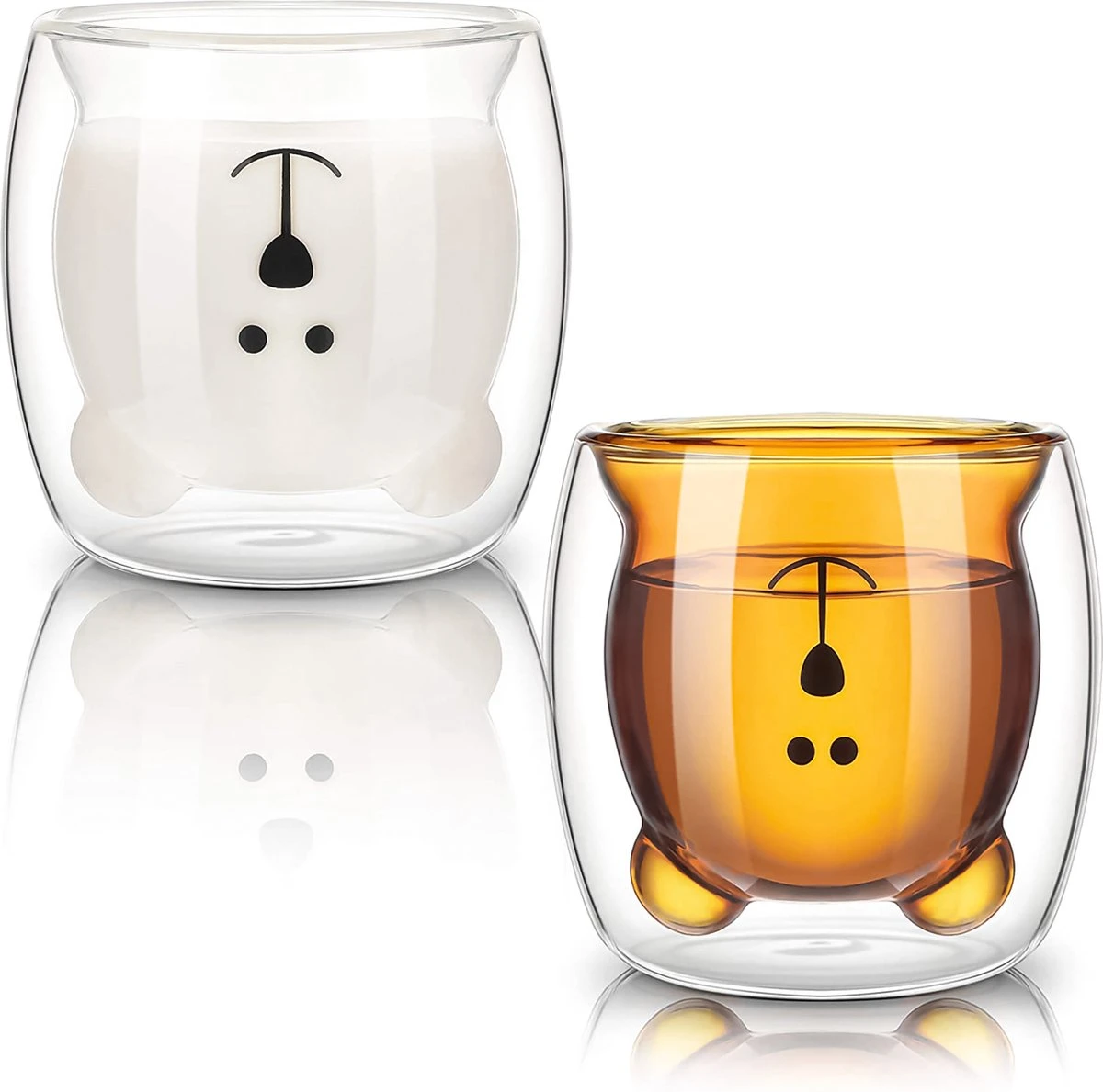 Set Van 2 Beer Design Dubbelwandige Glazen - Dubbelwandige Koffieglazen - Latte Macchiato Koffiemok/Koffiebeker - Double Glass Waterglazen - Theeglazen - Espresso Kopjes - Koffiekop & Koffiemok - Drinkglazen 250ML 1 Set Van 2 Beer Design Dubbelwandige Glazen - Dubbelwandige Koffieglazen - Latte Macchiato Koffiemok/Koffiebeker - Double Glass Waterglazen - Theeglazen - Espresso Kopjes - Koffiekop & Koffiemok - Drinkglazen 250ML