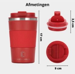 Castagnola Design RVS Koffiebeker To Go - Rood - 380ml - Thermosbeker - Theebeker 15 Castagnola Design RVS Koffiebeker To Go - Rood - 380ml - Thermosbeker - Theebeker -Huishoudelijk Serviesgoed 1200x1191 14