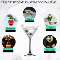 TEN Kristallen Espresso Martini Glazen 6 Stuks - Espresso Glazen 240ml + 40 Cocktail Recepten -Huishoudelijk Serviesgoed 1200x1196 9