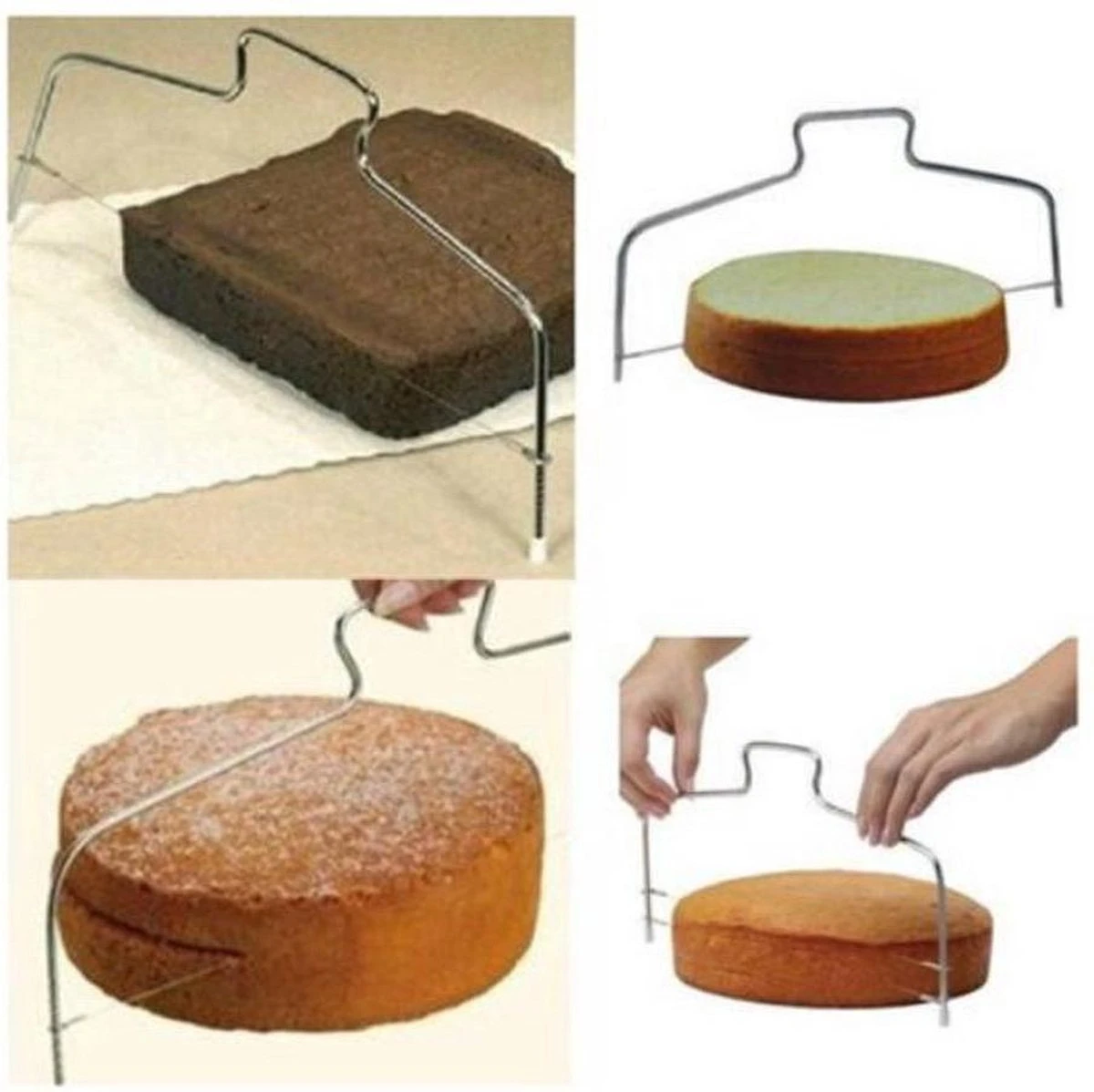 LOUZIR Professionele Taartsnijder - RVS - Taart Zaag - Cake Snijder 9 LOUZIR Professionele Taartsnijder - RVS - Taart Zaag - Cake Snijder - Afbeelding 9