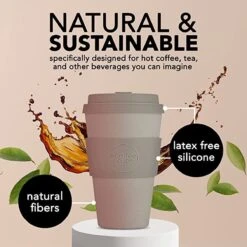 Ecoffee Cup Kerr & Napier 14oz/400ml - Anti Drup - Vegan - Cadeau - Verjaardag - Geschenk- Kados 10 Ecoffee Cup Kerr & Napier 14oz/400ml - Anti Drup - Vegan - Cadeau - Verjaardag - Geschenk- Kados -Huishoudelijk Serviesgoed 1200x1200 1060