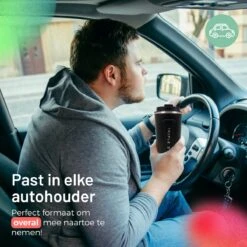 Triple J® Koffiebeker To Go - Thermosbeker - BPA & Lekvrij - 510ml - Zwart -Huishoudelijk Serviesgoed 1200x1200 1066