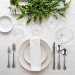 Grandlux Bestekset 6 Persoons 30-delig - Zilver Bestek - Messen, Vorken, Lepels - Cutlery Set - RVS -Huishoudelijk Serviesgoed 1200x1200 110