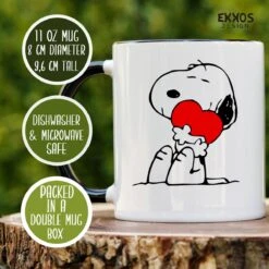 Snoopy Cute Mok - Snoopy Producten - Vrouwen Cadeautje - Valentijn Cadeautjes Voor Haar - Verjaardag Cadeau Man - Valentijn Cadeu Man - Mokken - Theeglazen - Koffiekopjes -Huishoudelijk Serviesgoed 1200x1200 1154