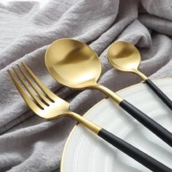 Timmers Trading Bestekset 6 Persoons - Gouden Bestek - Bestekset Goud 24 Delig - Vaatwasserbestendig -Huishoudelijk Serviesgoed 1200x1200 118
