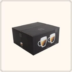 OTIX Dubbelwandige Koffieglazen - Koffiekopjes - 180 Ml - Set Van 4 - Transparant - Latte Macchiato Glazen -Huishoudelijk Serviesgoed 1200x1200 1218