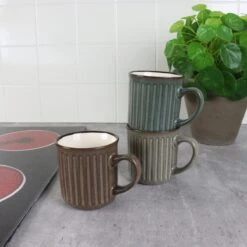 OTIX Koffiekopjes - Met Oor - Set Van 4 - Aardewerk - 250 Ml -Huishoudelijk Serviesgoed 1200x1200 1262