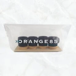 Orange85 Espresso Kopjes - Zwart - Set Van 4 - Met Bamboe Onderzetter - Met Oor - Koffiekopjes -Huishoudelijk Serviesgoed 1200x1200 1279