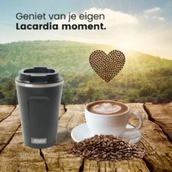 LaCardia Koffiebeker To Go Premium Zwart – Thermosbeker – Theebeker – 380ML – Herbruikbaar -Huishoudelijk Serviesgoed 1200x1200 1404