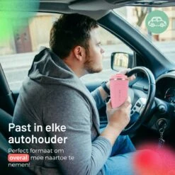 Triple J® Koffiebeker To Go - Thermosbeker - BPA & Lekvrij - 510ml - Roze -Huishoudelijk Serviesgoed 1200x1200 1418