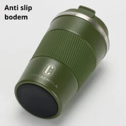 Castagnola Design RVS Koffiebeker To Go - Groen - 380ml - Thermosbeker - Theebeker -Huishoudelijk Serviesgoed 1200x1200 1511