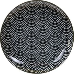 Tokyo Design Studio - Nippon Black Dessertborden 16 Cm (set Van 6) -Huishoudelijk Serviesgoed 1200x1200 1550