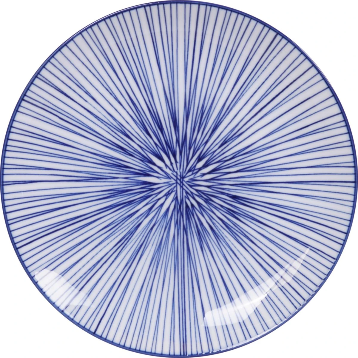 Tokyo Design Studio | Nippon Blue | Set Van 4 Borden Ø 25,7 Cm | Porselein 4 Tokyo Design Studio | Nippon Blue | Set Van 4 Borden Ø 25,7 Cm | Porselein - Afbeelding 4