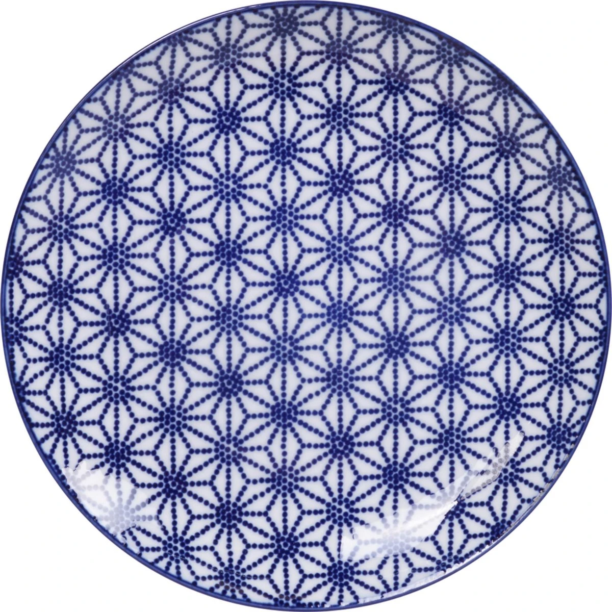 Tokyo Design Studio | Nippon Blue | Set Van 4 Borden Ø 25,7 Cm | Porselein 7 Tokyo Design Studio | Nippon Blue | Set Van 4 Borden Ø 25,7 Cm | Porselein - Afbeelding 7