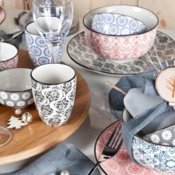 Cosy&Trendy Delirio Dinerbord - Ø 23.5 Cm - Set-6 -Huishoudelijk Serviesgoed 1200x1200 1583