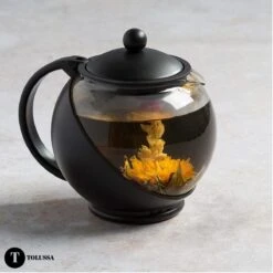 Tolussa Premium Theepot Glas Met Filter - 1.25L - Zwart - Isolerend - Lekt Niet -Huishoudelijk Serviesgoed 1200x1200 1620