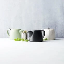 Point-Virgule - Theepot Met Thee Infuser - Mat - Gebroken Wit - 500ml -Huishoudelijk Serviesgoed 1200x1200 1633