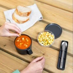 Brabantia Make & Take Bestekset - 3-delig - Dark Grey -Huishoudelijk Serviesgoed 1200x1200 165