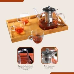 SensaHome - Infuser Theekan/Theepot - Transparant - Glas -Huishoudelijk Serviesgoed 1200x1200 1657