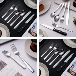 Veluw Bestekset 4 Persoons - Barcelona Bestekset 24 Delig - RVS 18/0 -Huishoudelijk Serviesgoed 1200x1200 166