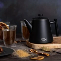VDN RVS Theepot Dubbelwandig Met Filter - Zwarte Theekan 1 Liter - 902 -Huishoudelijk Serviesgoed 1200x1200 1669