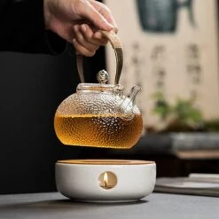 ConBlom Keramische Theepot, Warmer, Theewarmer, Koffiewarmer, Stoofje, Met Kurk-stoofje, Theepot Basis, Theefornuis, Melkwarmer Voor Thuis, Café, Theemelk (zonder Kaars En Theepot) -Huishoudelijk Serviesgoed 1200x1200 1678