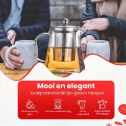 Procidi® Glazen Theepot Met Filter - Theekan Met Infuser - Dubbelwandig Borosilicaat Glas - Thee Thermoskan - Koffiekan 950 ML - Teapot 16 Procidi® Glazen Theepot Met Filter - Theekan Met Infuser - Dubbelwandig Borosilicaat Glas - Thee Thermoskan - Koffiekan 950 ML - Teapot -Huishoudelijk Serviesgoed 1200x1200 1700