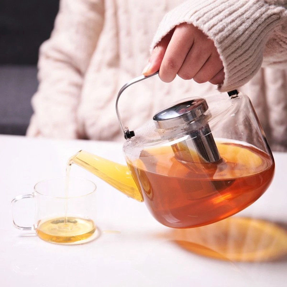 Viva Scandinavia Bjorn Theepot - Glas - Met Filter - 1,2 L - Transparant 11 Viva Scandinavia Bjorn Theepot - Glas - Met Filter - 1,2 L - Transparant - Afbeelding 11