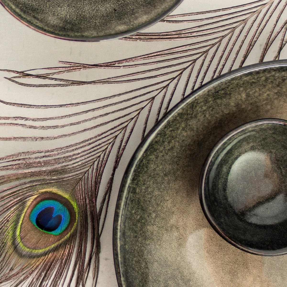 Dutch Rose Organic - Dutch Rose Set 36 Delig Servies Groen 2 Dutch Rose Organic - Dutch Rose Set 36 Delig Servies Groen - Afbeelding 2