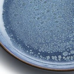 Borden 6 Personen Blue Sea 24cm - Bordenset - Blauw Servies - Luxe Dinerborden - Handgemaakt - Keramiek - Stoneware - Smith Premium® -Huishoudelijk Serviesgoed 1200x1200 1787