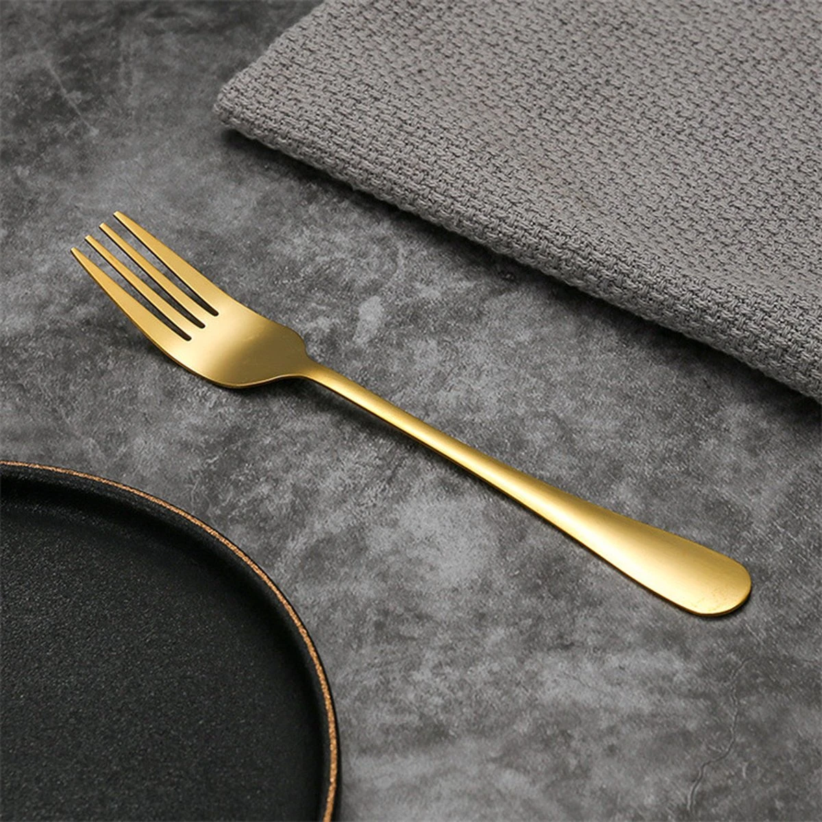 SensaHome - 20-Delige Bestek Set - Inclusief Mes/Vork/Lepel - 4 Personen - Goud 5 SensaHome - 20-Delige Bestek Set - Inclusief Mes/Vork/Lepel - 4 Personen - Goud - Afbeelding 5