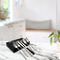 Master Knives 6 Persoons Bestekset (36-delig) - Lepels, Messen, Vorken & Steakmessen - Vaatwasserbestendig - Zilver / RVS 18 Master Knives 6 Persoons Bestekset (36-delig) - Lepels, Messen, Vorken & Steakmessen - Vaatwasserbestendig - Zilver / RVS -Huishoudelijk Serviesgoed 1200x1200 208