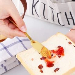 House Of Husk Botermesjes Set - Goud - RVS - Botermes - Smeermessen - Tapas Mesjes - 6 Stuks 9 House Of Husk Botermesjes Set - Goud - RVS - Botermes - Smeermessen - Tapas Mesjes - 6 Stuks -Huishoudelijk Serviesgoed 1200x1200 232