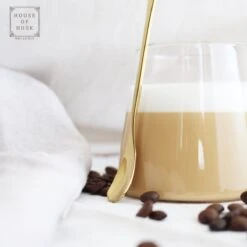 House Of Husk Latte Macchiato Lepels Set - Lange Theelepels - Koffielepels - Longdrinklepels - Barlepel - RVS - 6 Stuks - 17CM - Goud -Huishoudelijk Serviesgoed 1200x1200 253