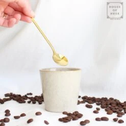 House Of Husk® Theelepels Set - Theelepeltjes - Koffielepels - Koffielepeltjes - RVS - 15cm - 6 Stuks - Goud -Huishoudelijk Serviesgoed 1200x1200 265