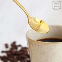 House Of Husk® Theelepels Set - Theelepeltjes - Koffielepels - Koffielepeltjes - RVS - 15cm - 6 Stuks - Goud -Huishoudelijk Serviesgoed 1200x1200 266