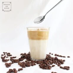 House Of Husk Latte Macchiato Lepels Set - Lange Theelepels - Koffielepels - Longdrinklepels - Sorbetlepels - Barlepel - RVS - 6 Stuks - 20CM - Zilver -Huishoudelijk Serviesgoed 1200x1200 328