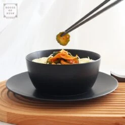 House Of Husk Chopsticks Set - Koreaanse Eetstokjes - Vaatwasserbestendig - RVS - 5 Paar - Zwart -Huishoudelijk Serviesgoed 1200x1200 389