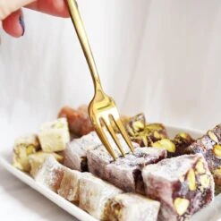 House Of Husk® Gouden Gebaksvorkjes - Dessertvorken - Taartvorkjes - Cocktailvorken - Klein Vorkjes - 12 Stuks - RVS - 14cm -Huishoudelijk Serviesgoed 1200x1200 394