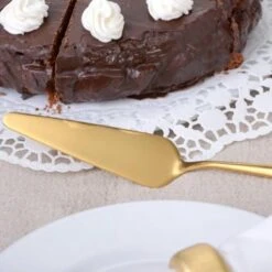 Orange85 Taartschep - Cakeschep - Goud - RVS - 23 Cm - Bakspullen -Huishoudelijk Serviesgoed 1200x1200 425