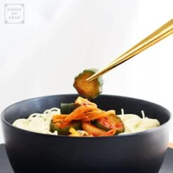 House Of Husk Chopsticks Set - Koreaanse Eetstokjes - Vaatwasserbestendig - RVS - 5 Paar - Duo Tone - Zwart Goud -Huishoudelijk Serviesgoed 1200x1200 45