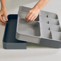 Joseph Joseph Bestek Organizer Uitschuifbaar - Grijs - Sorteervakken & Uitschuifbaar 29 Joseph Joseph Bestek Organizer Uitschuifbaar - Grijs - Sorteervakken & Uitschuifbaar -Huishoudelijk Serviesgoed 1200x1200 452