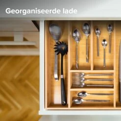 Coninx Bestekbak Bamboe 31CM Breed - Besteklade - Opbergbak - Duurzaam - Voor Laden Vanaf 47cm Diep 15 Coninx Bestekbak Bamboe 31CM Breed - Besteklade - Opbergbak - Duurzaam - Voor Laden Vanaf 47cm Diep -Huishoudelijk Serviesgoed 1200x1200 463